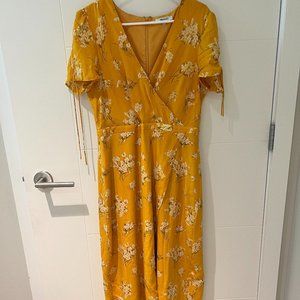 Marigold Yellow Madewell Maxi Dress Size 10